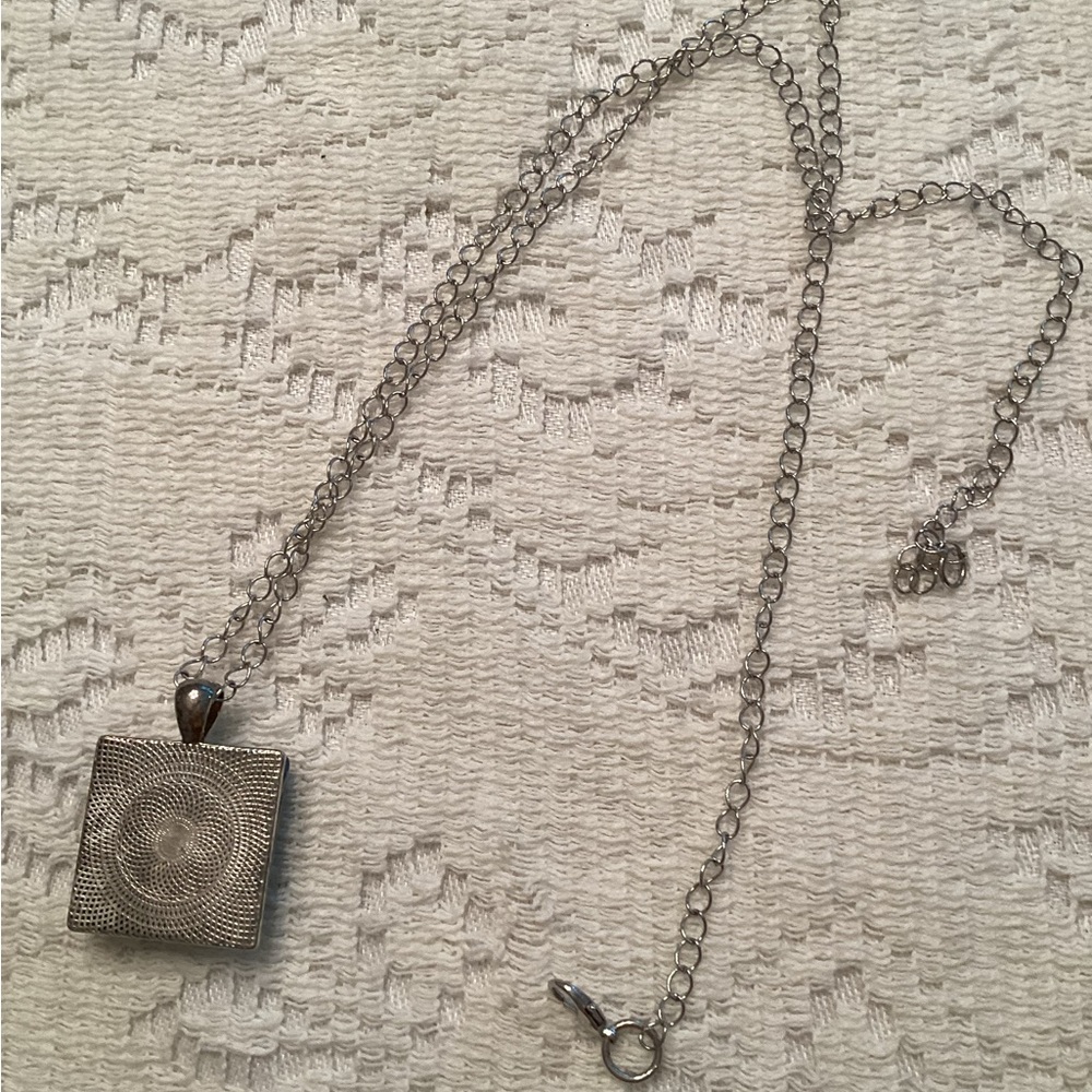 New Handmade Blue and Silver Necklace - Picture 3 of 3